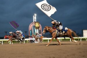 大井競馬場で「相馬野馬追 甲冑競馬」を開催！ 福島県特産品の販売も