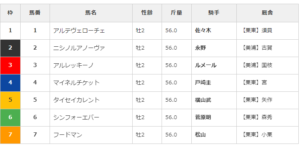 【枠順確定】第10回サウジアラビアRC