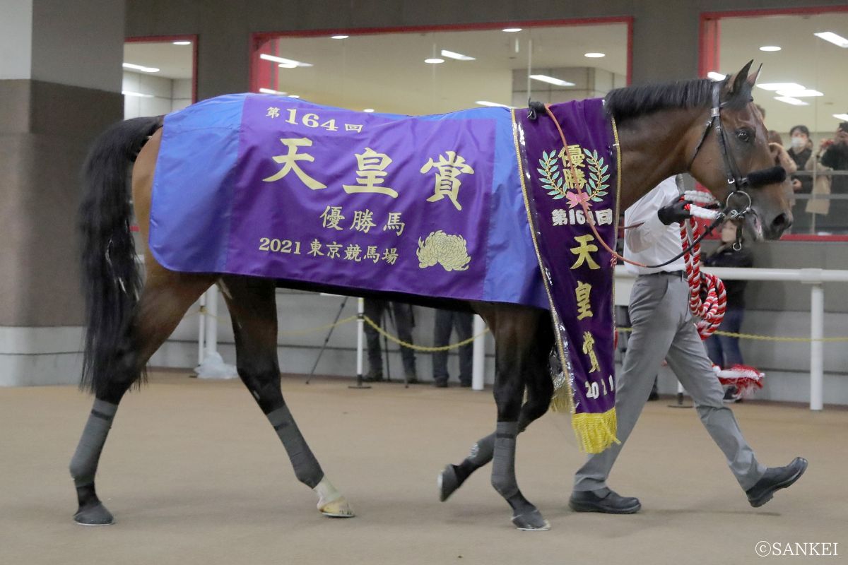 2021年天皇賞（秋）を制した時のエフフォーリア