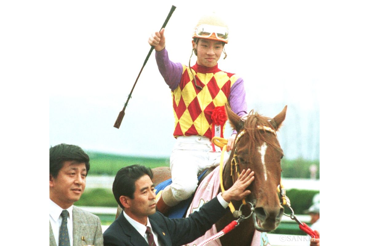 1991年桜花賞をシスタートウショウで制した角田晃一騎手