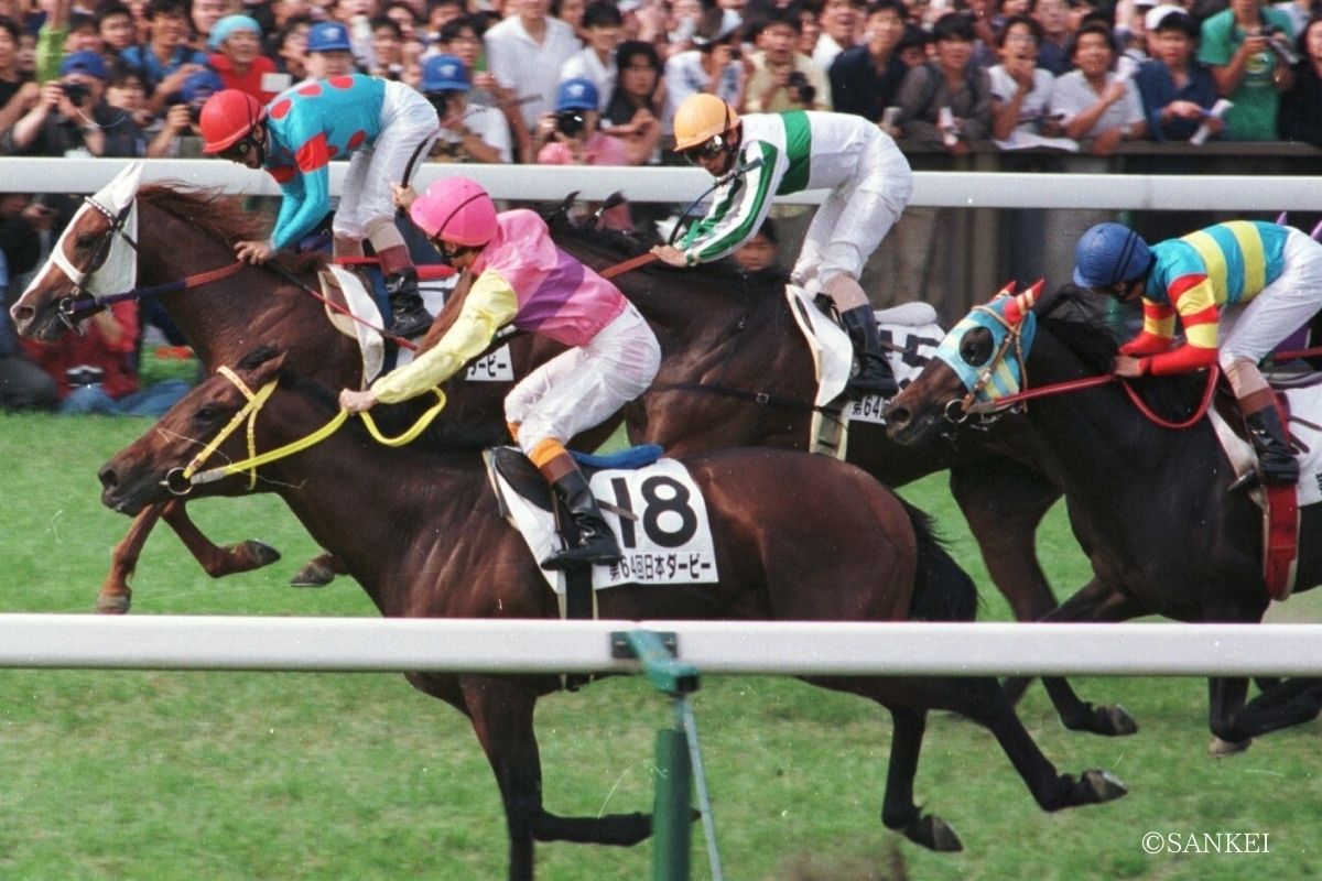 1997年ダービーを制したサニーブライアン