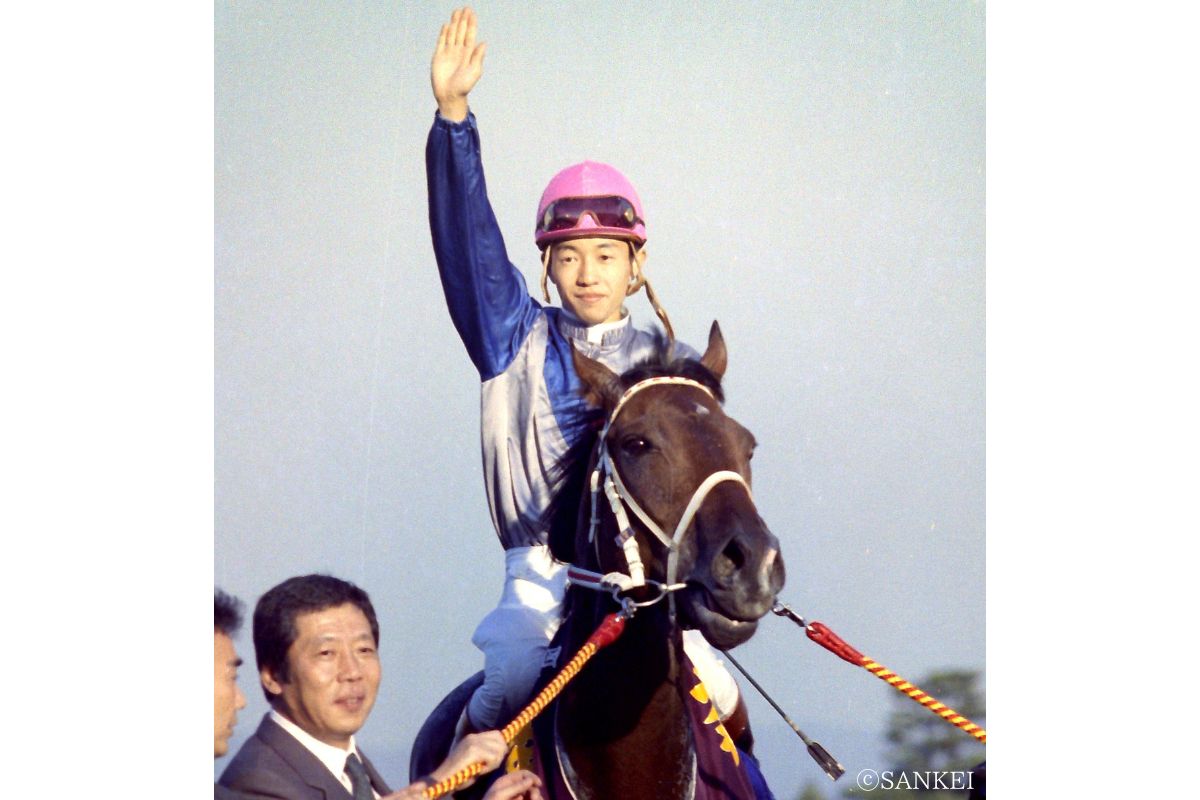 1988年菊花賞をスーパークリークで制した武豊