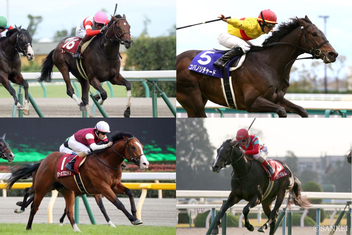スプリントG1を制した4頭