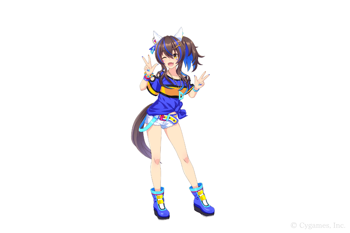 [Fun☆Fun☆ぱりない]ダイタクヘリオス（勝負服）© Cygames, Inc.