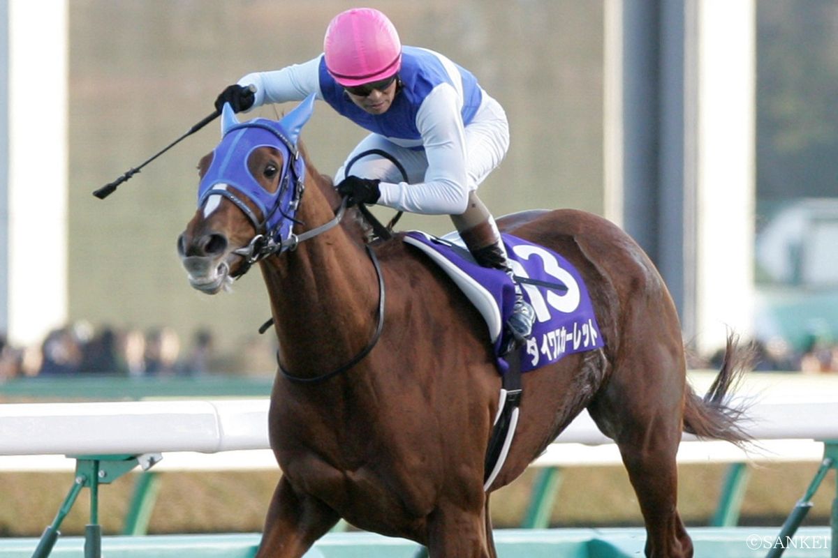 2008年有馬記念を制したダイワスカーレット