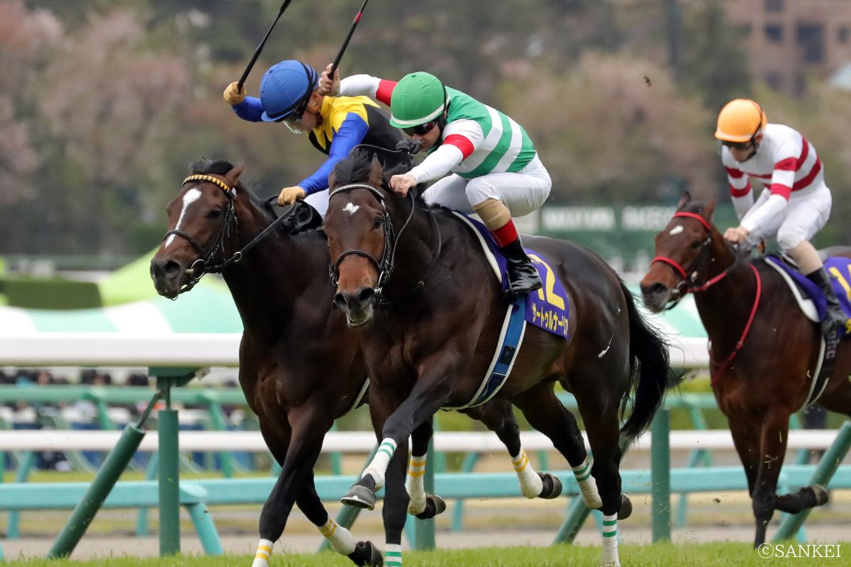 2019年皐月賞を制したサートゥルナーリア