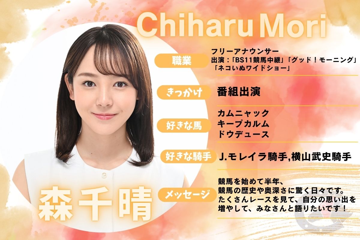 森千晴プロフィールカード