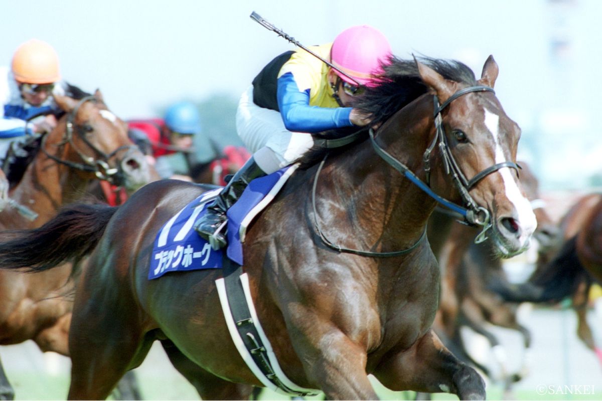 2001年安田記念を制したブラックホーク