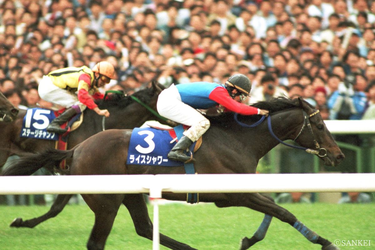 1995年天皇賞(春)を制した時のライスシャワー