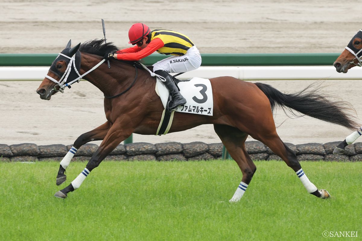 2025年6月8日2歳新馬（阪神）1着ファムマルキーズ
