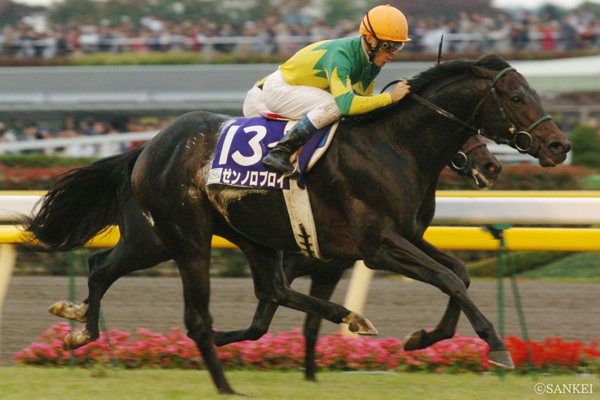 2004年天皇賞(秋)を制した時のゼンノロブロイ