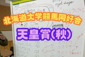 【学生馬券王決定戦｜天皇賞(秋)】現在第1位：北海道大学競馬同好会の予想