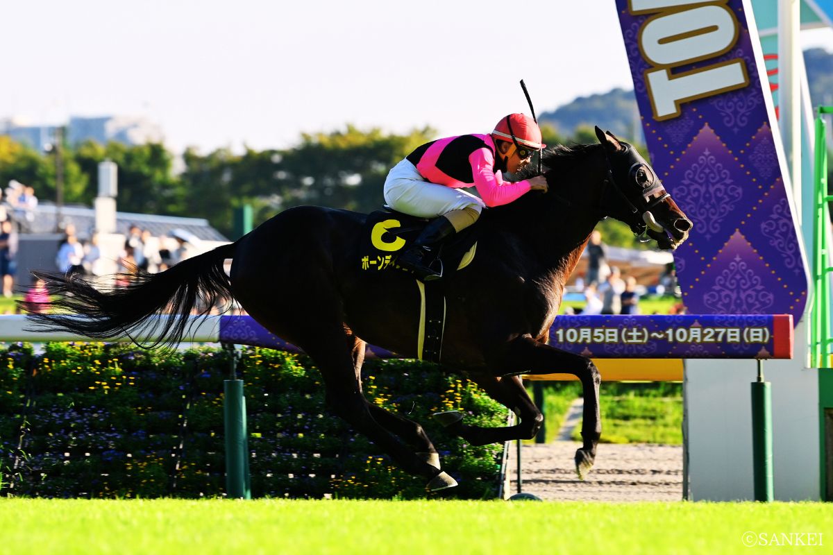 2024年オクトーバーSを制した時のボーンディスウェイ