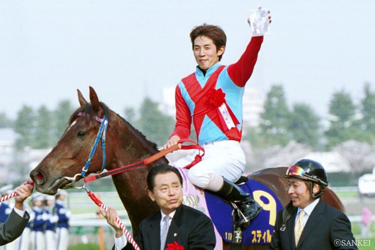 2003年桜花賞でG1初制覇を果たした幸英明騎手(スティルインラブ)
