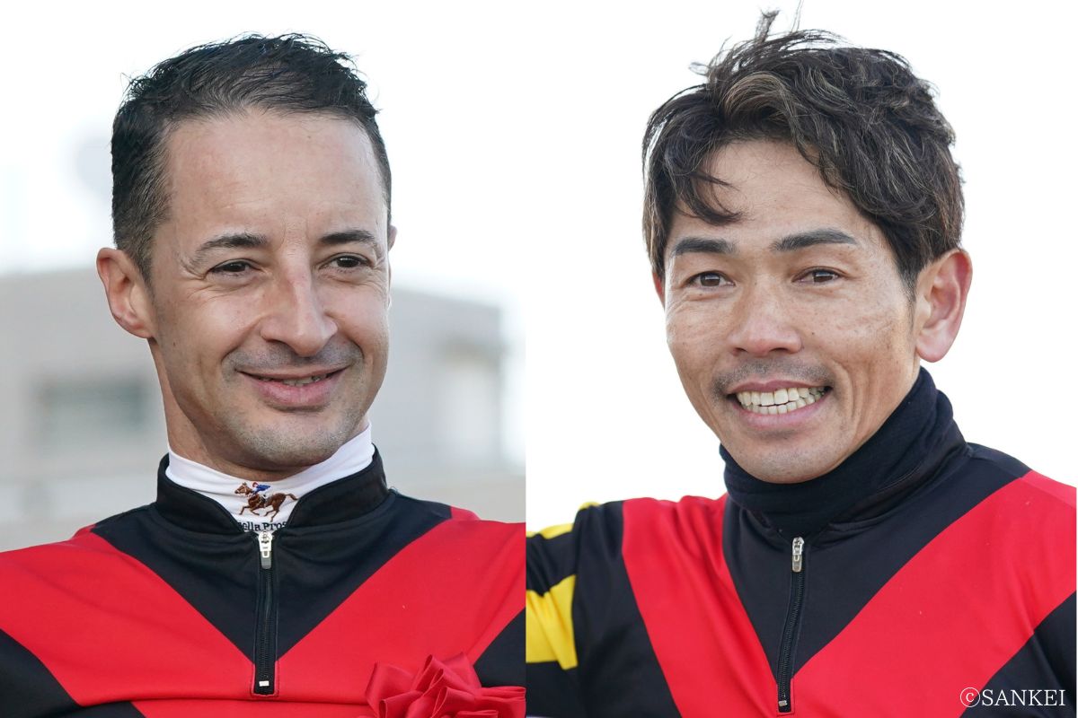 Cルメール騎手と戸崎騎手