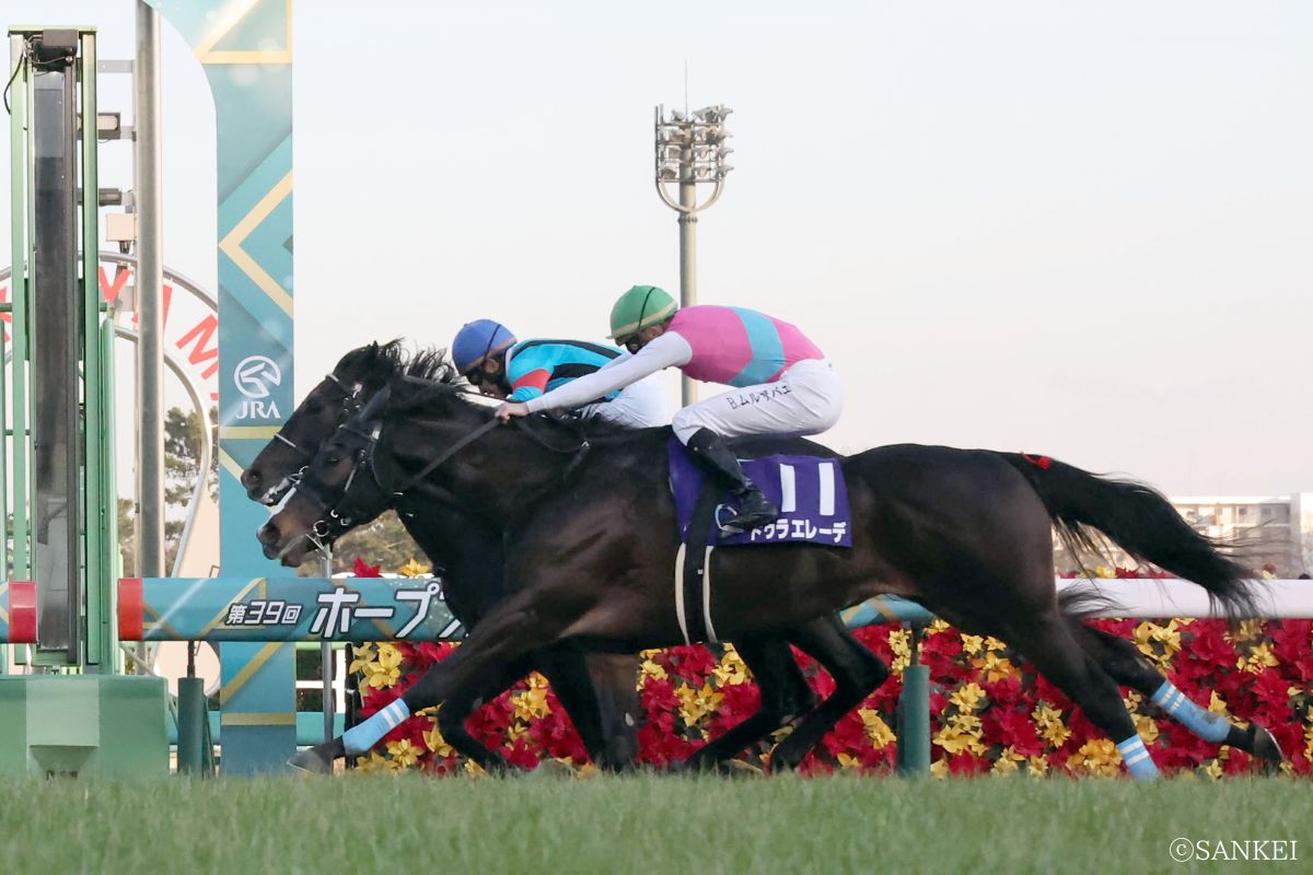 2022年ホープフルSを制した時のドゥラエレーデ