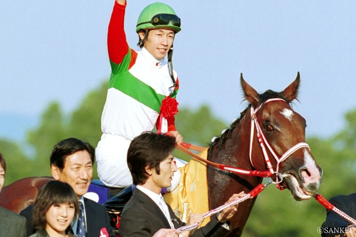 2002年秋華賞を制した時のファインモーション