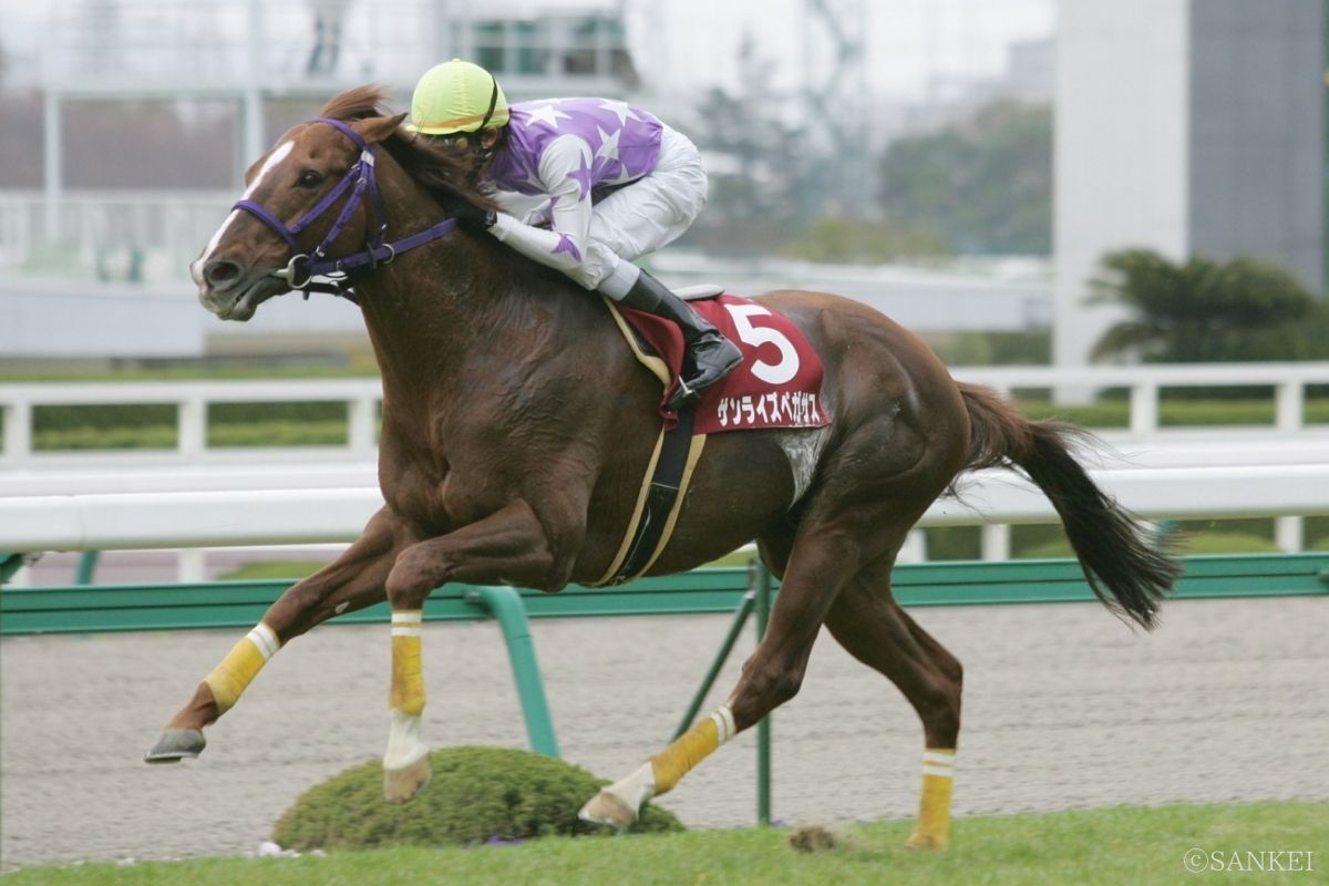 2002年産経大阪杯を制した時のサンライズペガサス