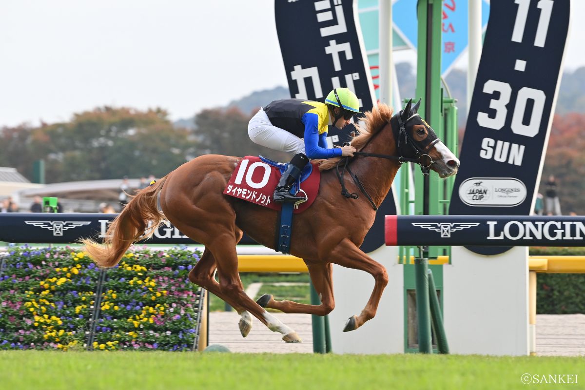 2025年京王杯2歳Sを制した時のダイヤモンドノット