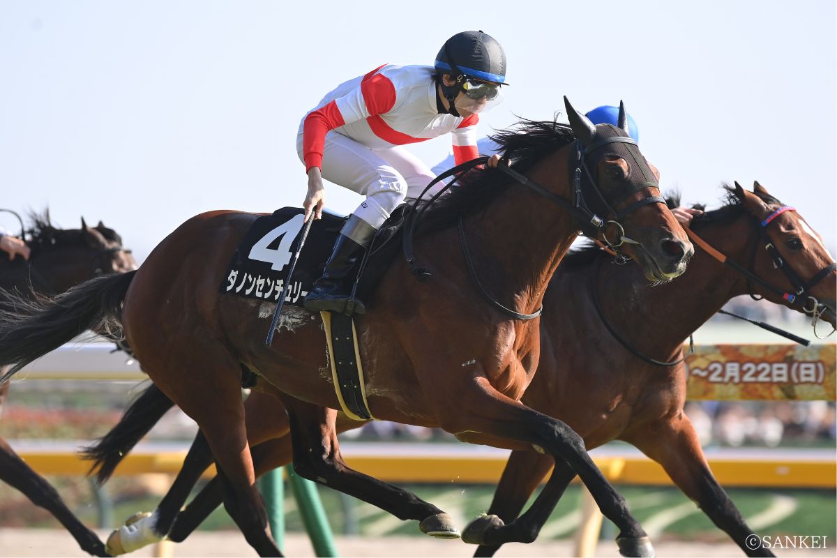 2026年雲雀Sを制した時のダノンセンチュリー