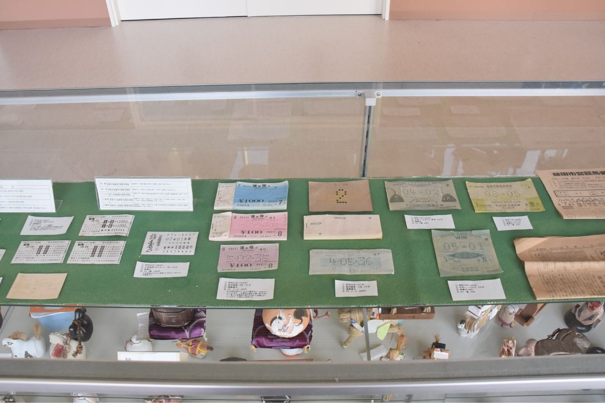 地方競馬教養センターの展示物