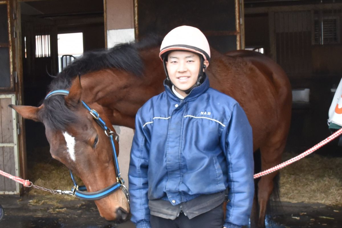 佐賀競馬場でデビューした後藤武蔵騎手