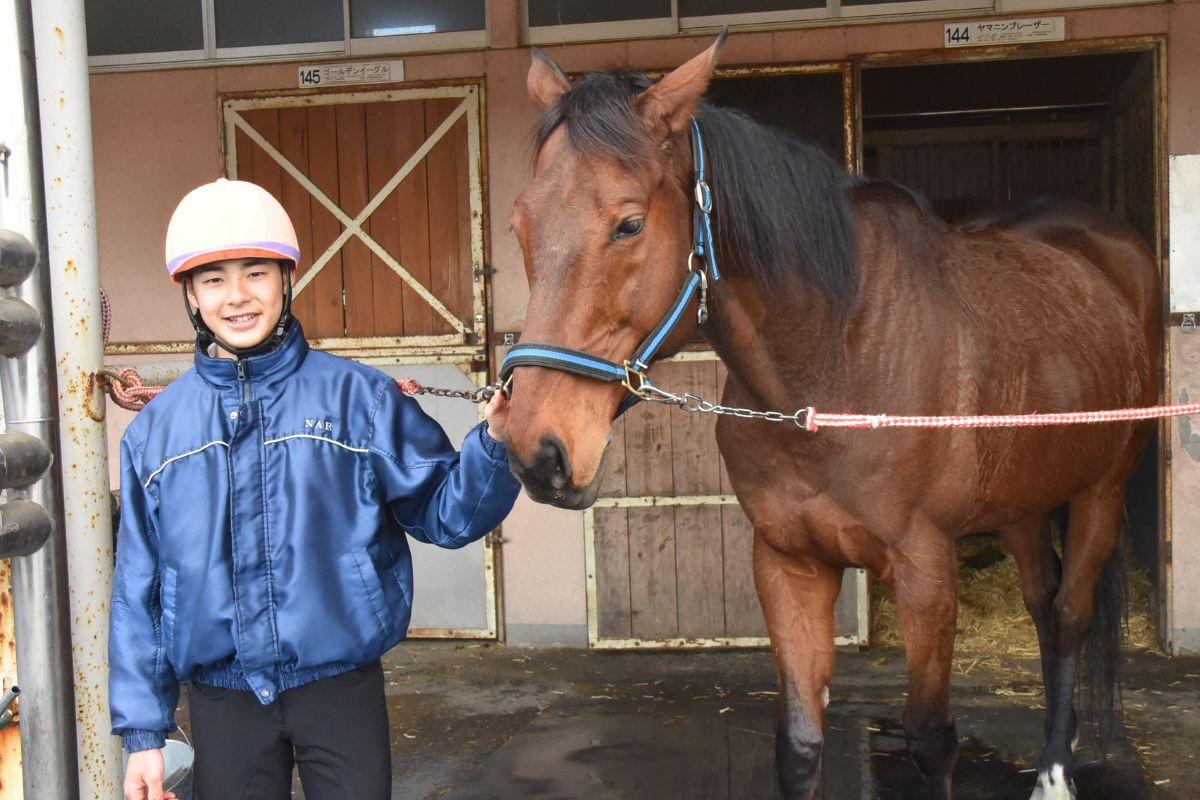 名古屋競馬場でデビューした近藤颯羽騎手