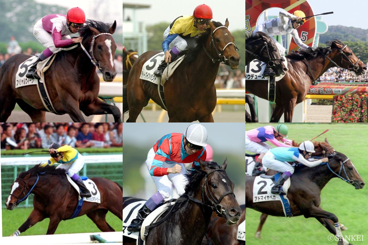 武豊騎手の日本ダービー全6勝