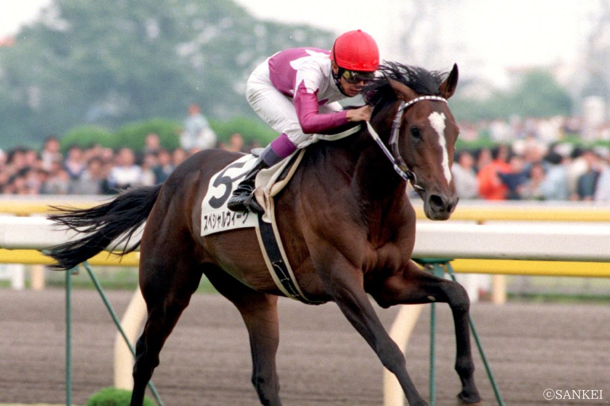 1998年日本ダービーを制した時のスペシャルウィーク