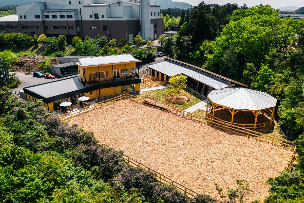 人と馬の福祉施設「TCC セラピーパーク」（滋賀県栗東市）全体図