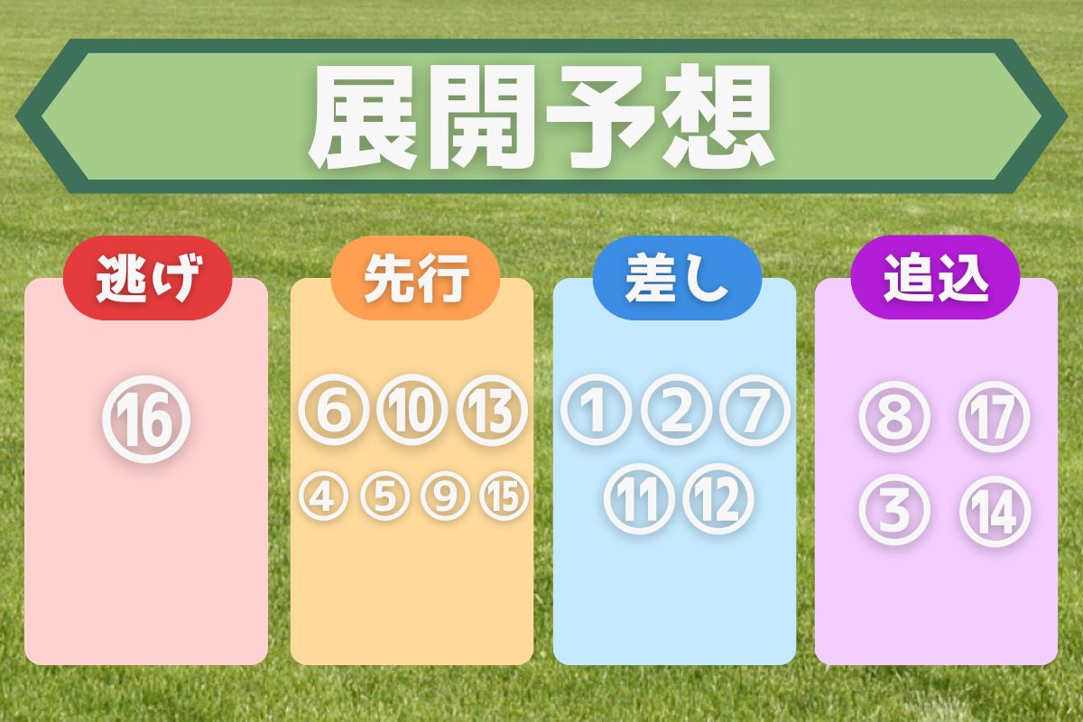 展開予想・アイビスサマーダッシュ