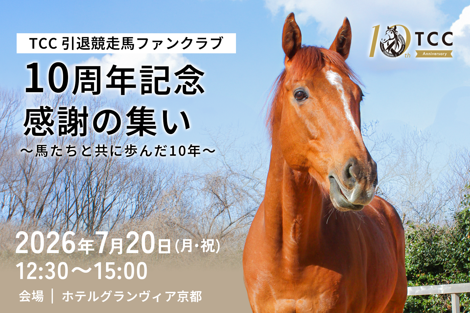 招待状・TCCホースのラッキーハンター